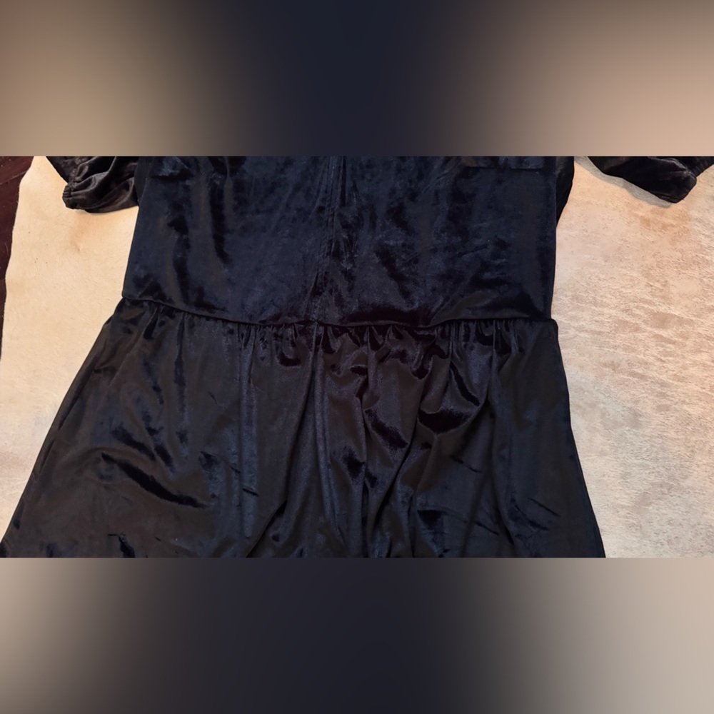 CITY CHIC Ada Black Velvet Mini Dress - Picture 13 of 16